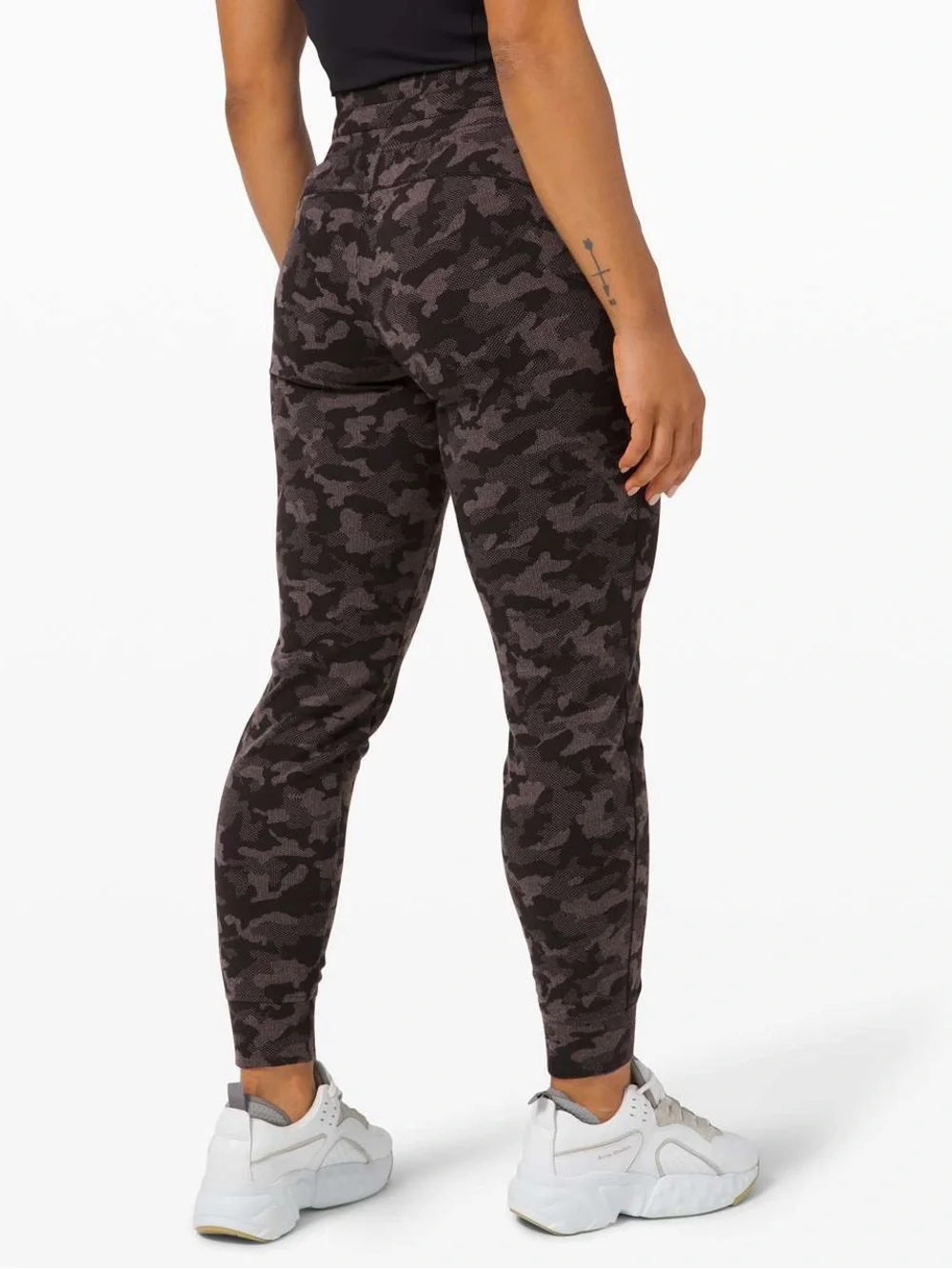 lululemon Ready to Rulu Jogger Black Gray Heritage Camo Print Size 4 Womens